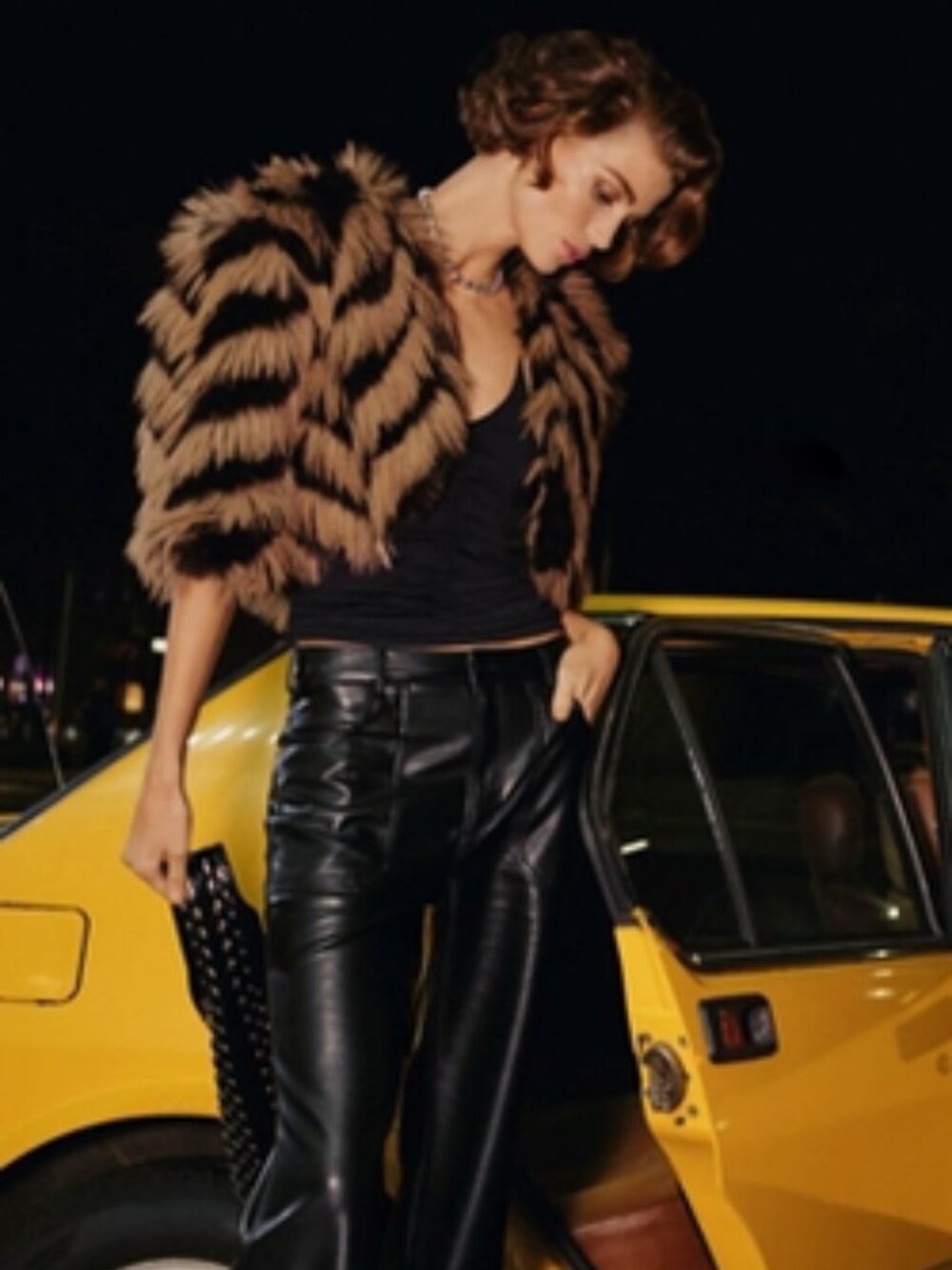 By Anthropologie Rylan Faux Leather Relaxed High-Rise Flare Pants by Pilcro 24